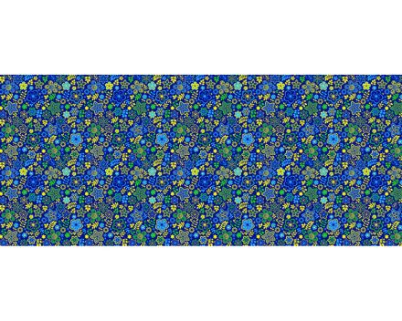 Ткань бязь 150 см плательная ЛЮКС рис. 1570/1 (синий)